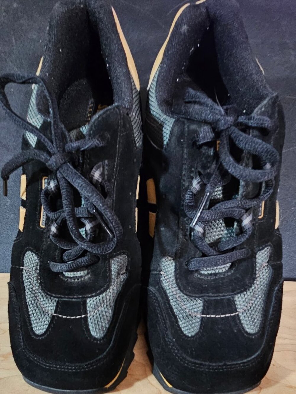 Vintage Sketchers Mens Class X Black Suede Sneakers Size 8.5